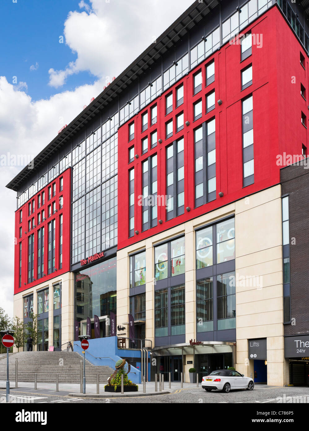 Le centre commercial et de loisirs de boîte aux lettres, Birmingham, West Midlands, England, UK Banque D'Images