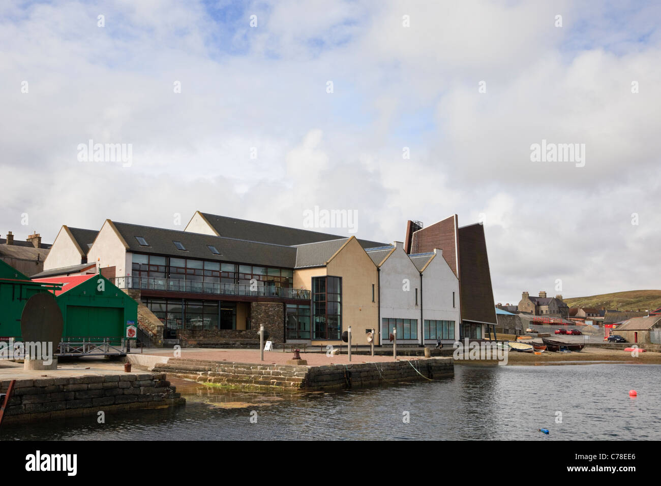 Le musée et l'archivage dans Hay's Dock à Lerwick, Shetland, Scotland, UK, Grande-Bretagne Banque D'Images