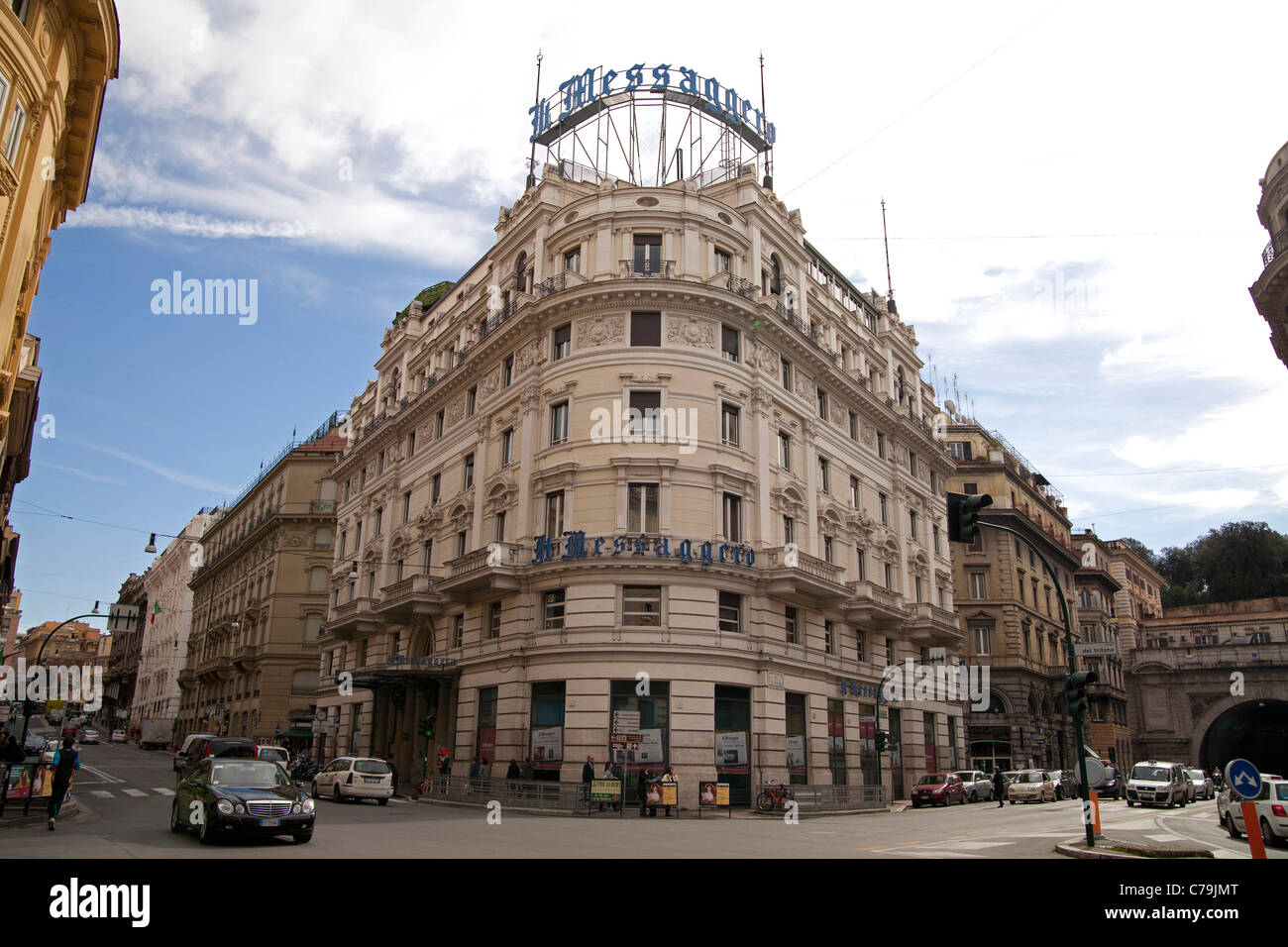 Construction de l'OMBRE Il à Rome, Italie Banque D'Images