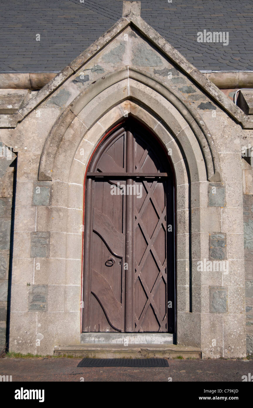 Une petite église d'Écosse, chapelle de Brig o' Turk Banque D'Images