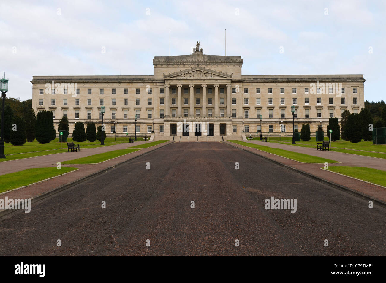 Édifices du Parlement, Stormont Estate, Belfast, en Irlande du Nord Banque D'Images