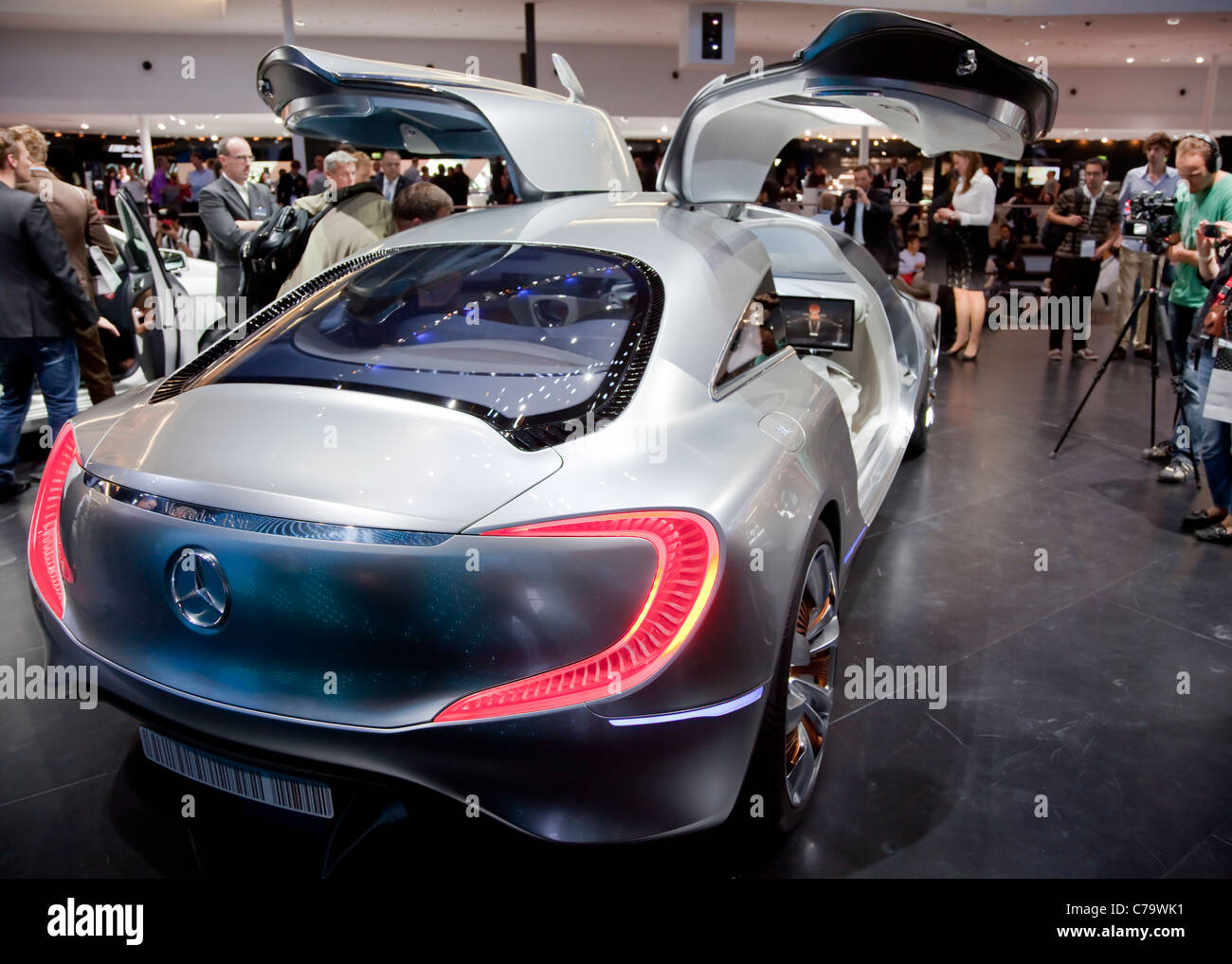 Nouveau Concept Car Mercedes Benz F125 sur l'IAA 2011 International Motor Show de Francfort, Allemagne Banque D'Images