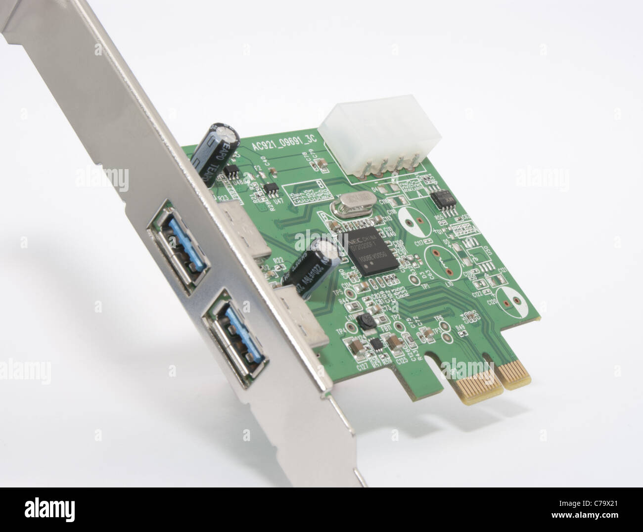 Carte d'extension USB 3.0 Banque D'Images