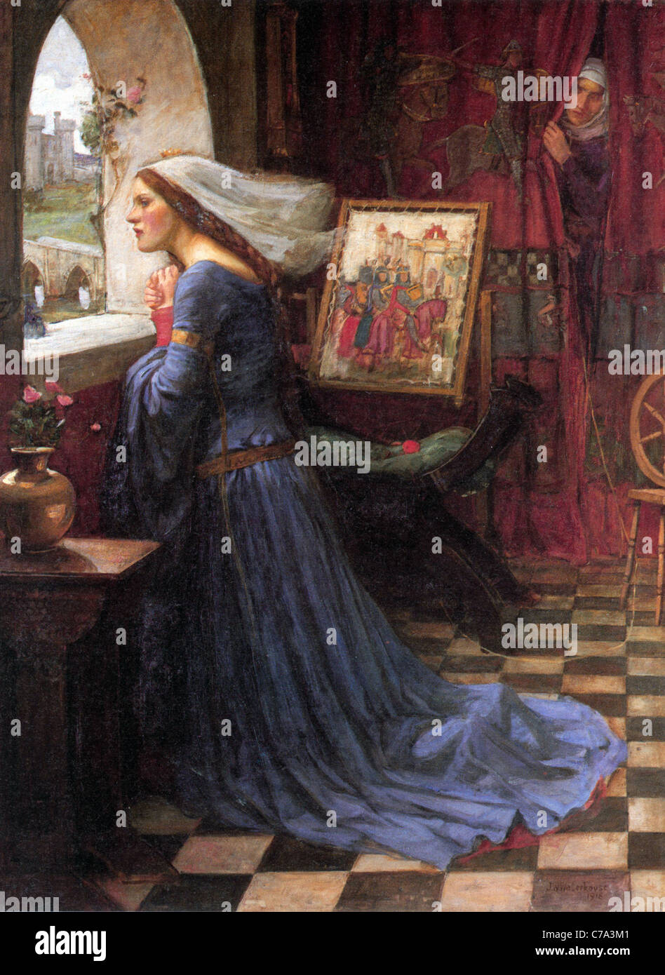 John William Waterhouse Fair Rosamund - Rosamund Clifford 1917 Banque D'Images