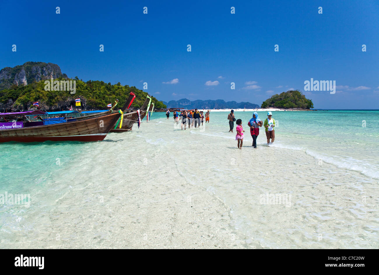 Île de Koh Tup, Krabi, Thaïlande Banque D'Images