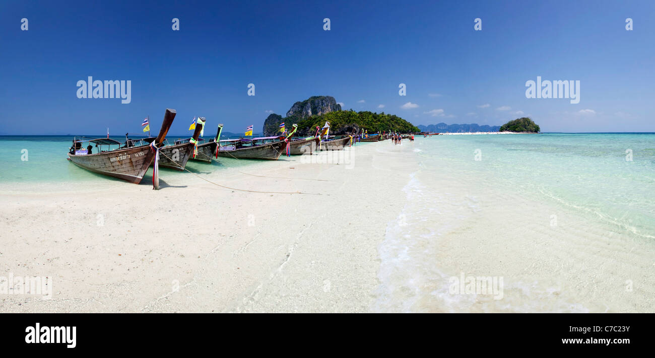 Île de Koh Tup, Krabi, Thaïlande Banque D'Images