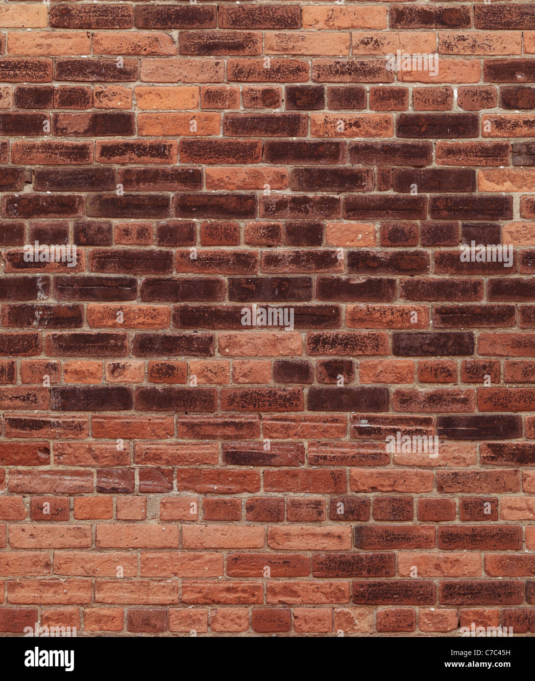 Vieux Mur de brique rouge texture background. Photo de haute qualité haute résolution. Banque D'Images