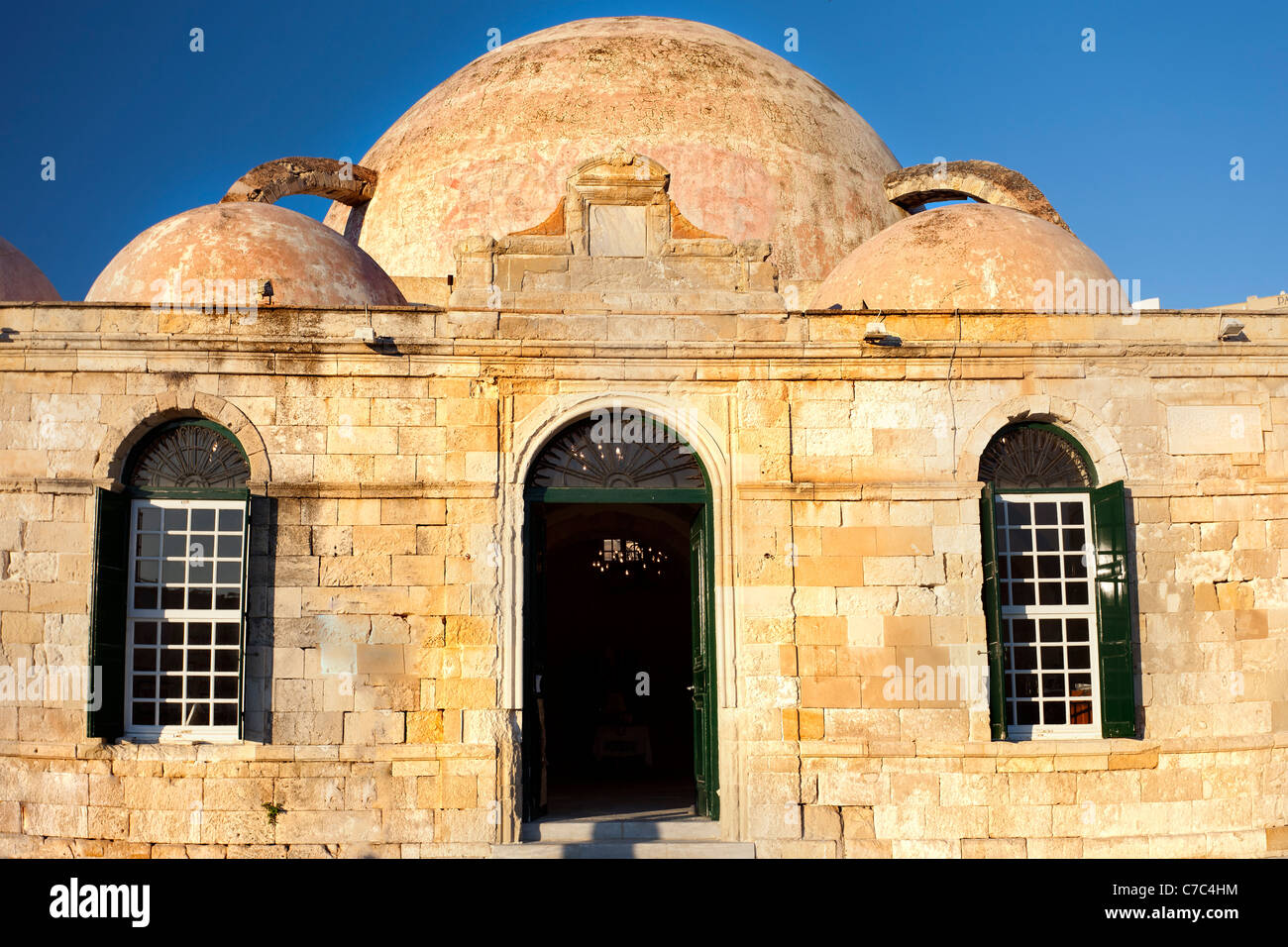 Les janissaires, mosquée Chania-Crete. Banque D'Images