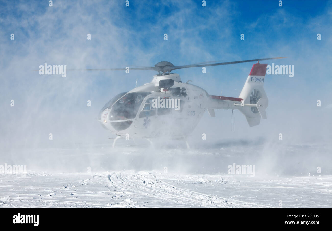 Hélicoptère Ambulance Banque D'Images