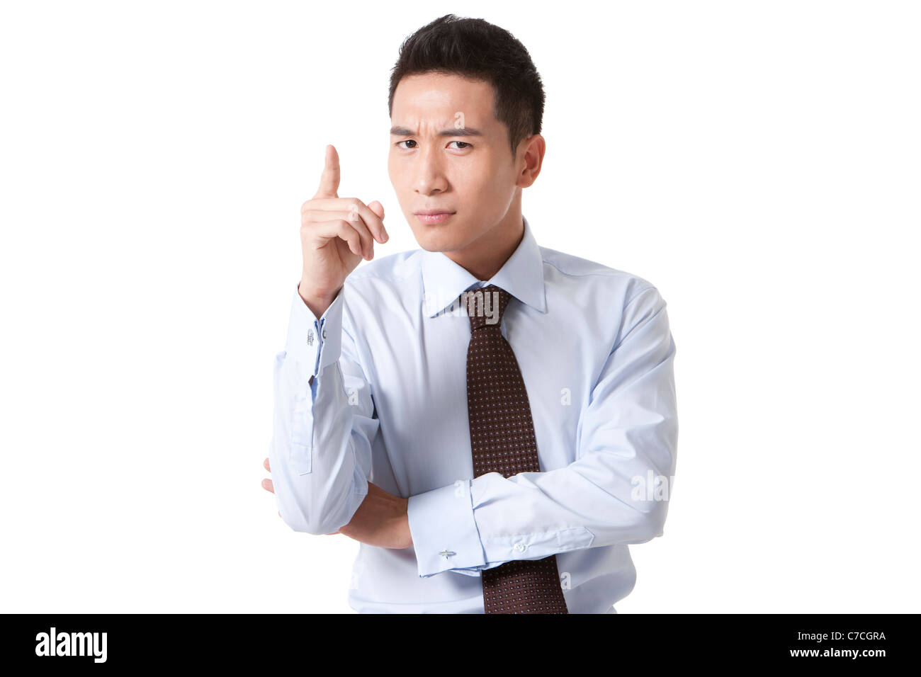 Portrait d'un homme sérieux Banque D'Images