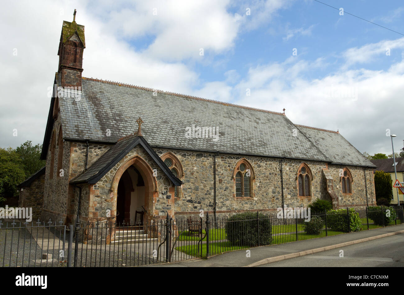 Église de Saint-jacques Llanwrtyd Wells, le Pays de Galles au Royaume-Uni. Banque D'Images