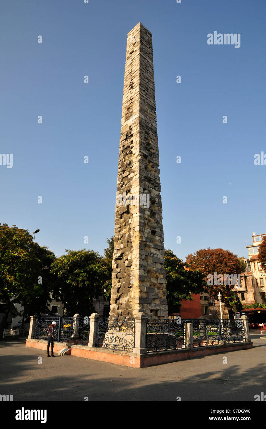 Colonne de Constantin ' Ormedikilitas» , 10 ème C. Annonce . Hippodrome. Istanbul. La Turquie Banque D'Images