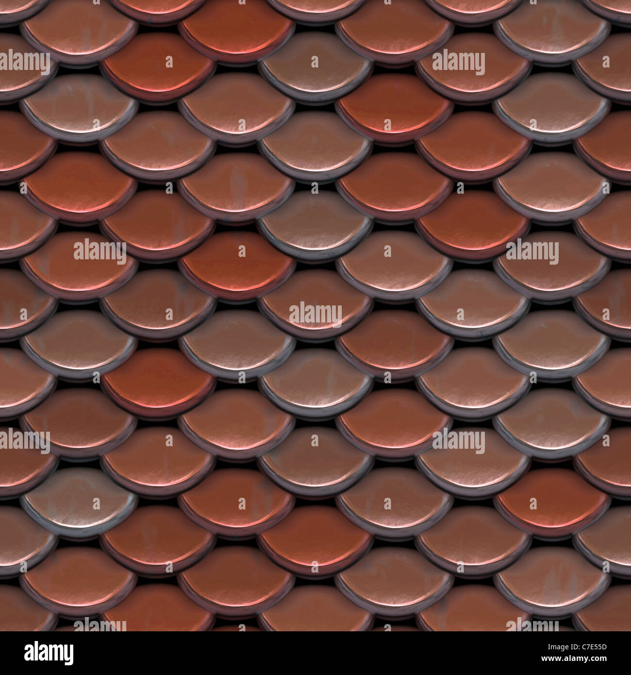 Une texture qui ressemble à tuiles, ou même les échelles sur un poisson ou de reptile. Cette image 600x600 transparente comme modèle Banque D'Images