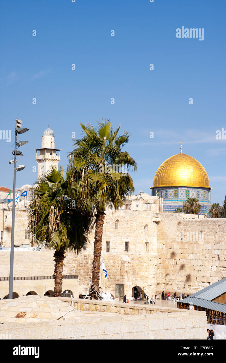Dôme du Rocher. Jérusalem, Israël Banque D'Images