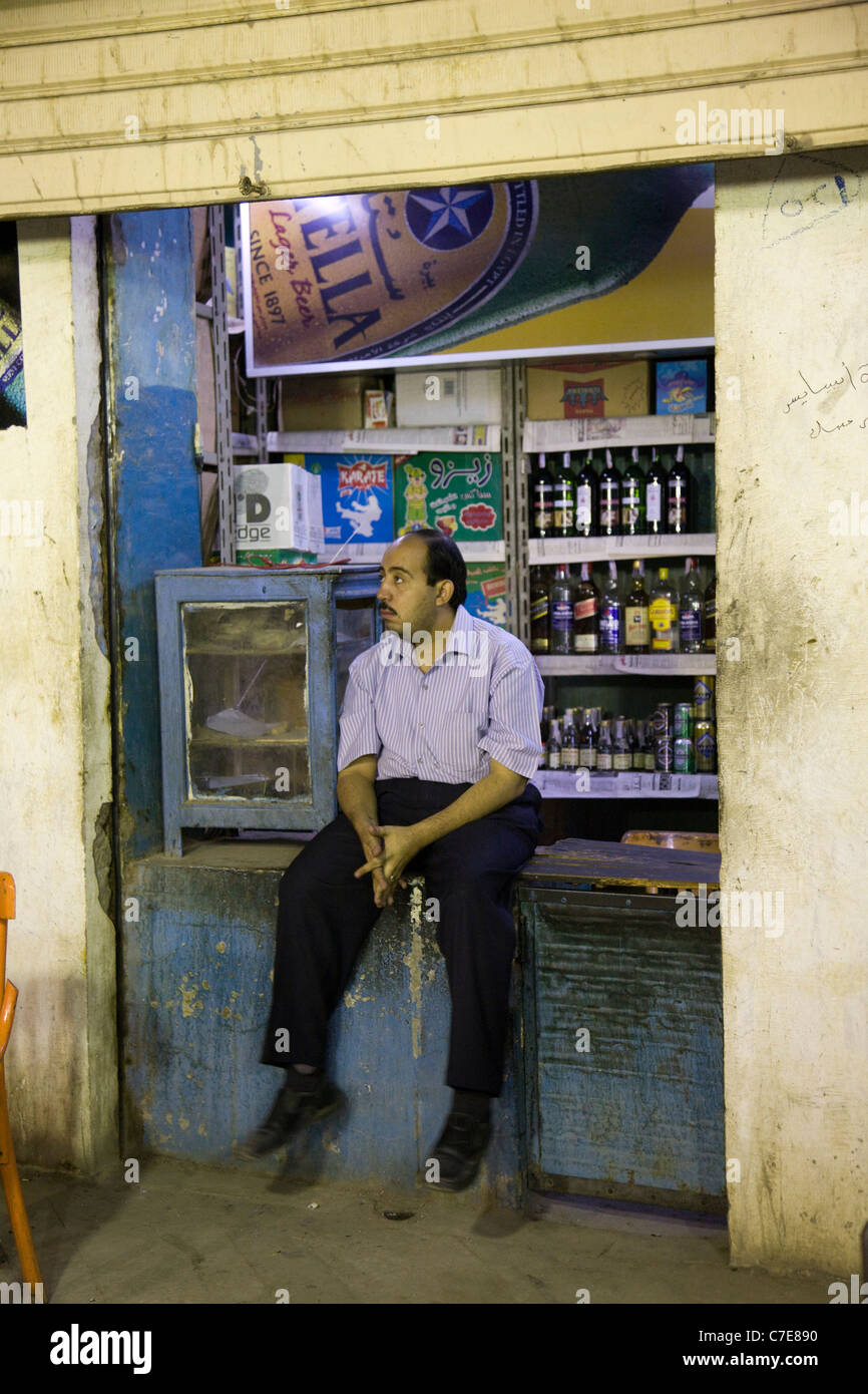 Pas beaucoup d'échange aujourd'hui, Luxor, Egypt Banque D'Images