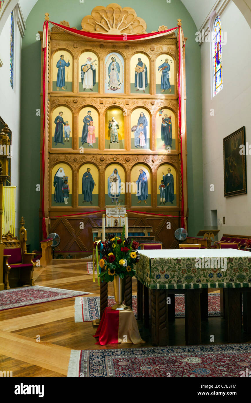 Basilique Cathédrale de Saint François d'assise Banque D'Images