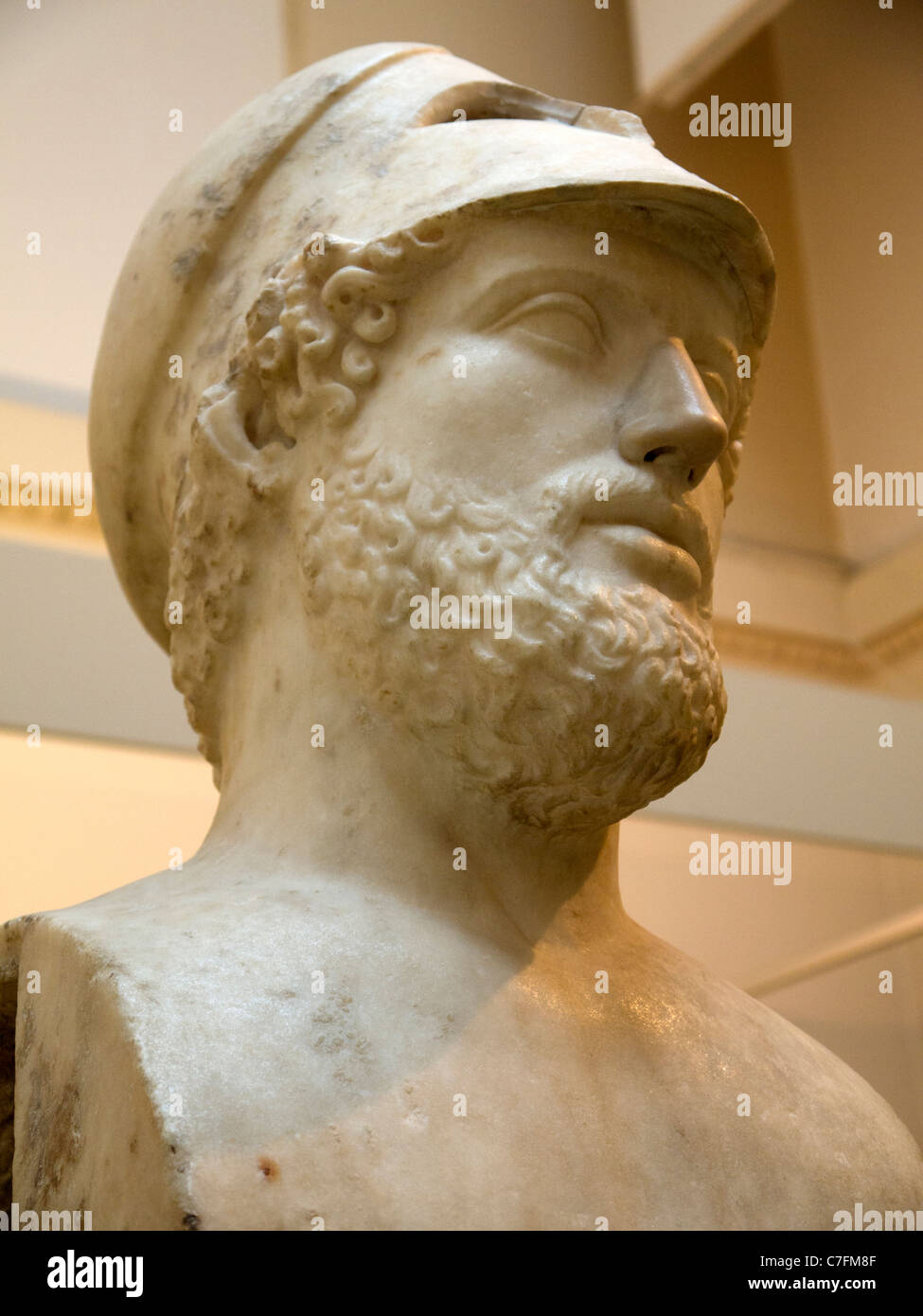 Buste de Périclès grec au British Museum à Londres en Angleterre Banque D'Images