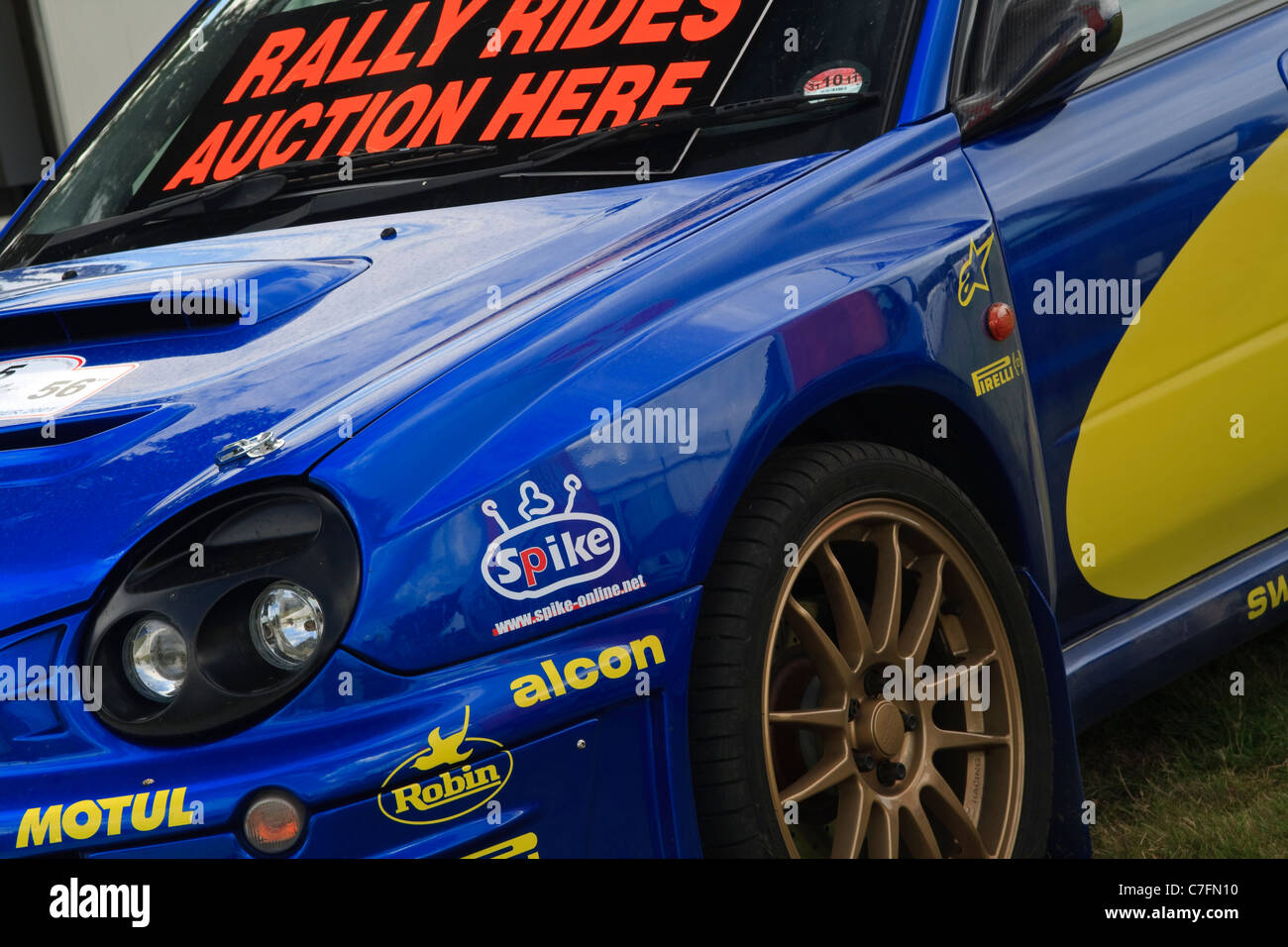 Une Subaru Impreza 2001 au Goodwood Festival of Speed 2011 Banque D'Images