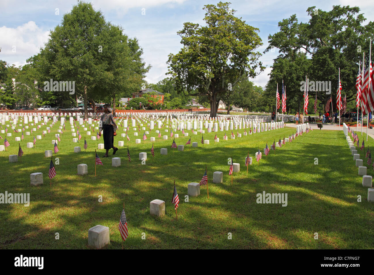 Wilmington, NC cemetery Banque D'Images