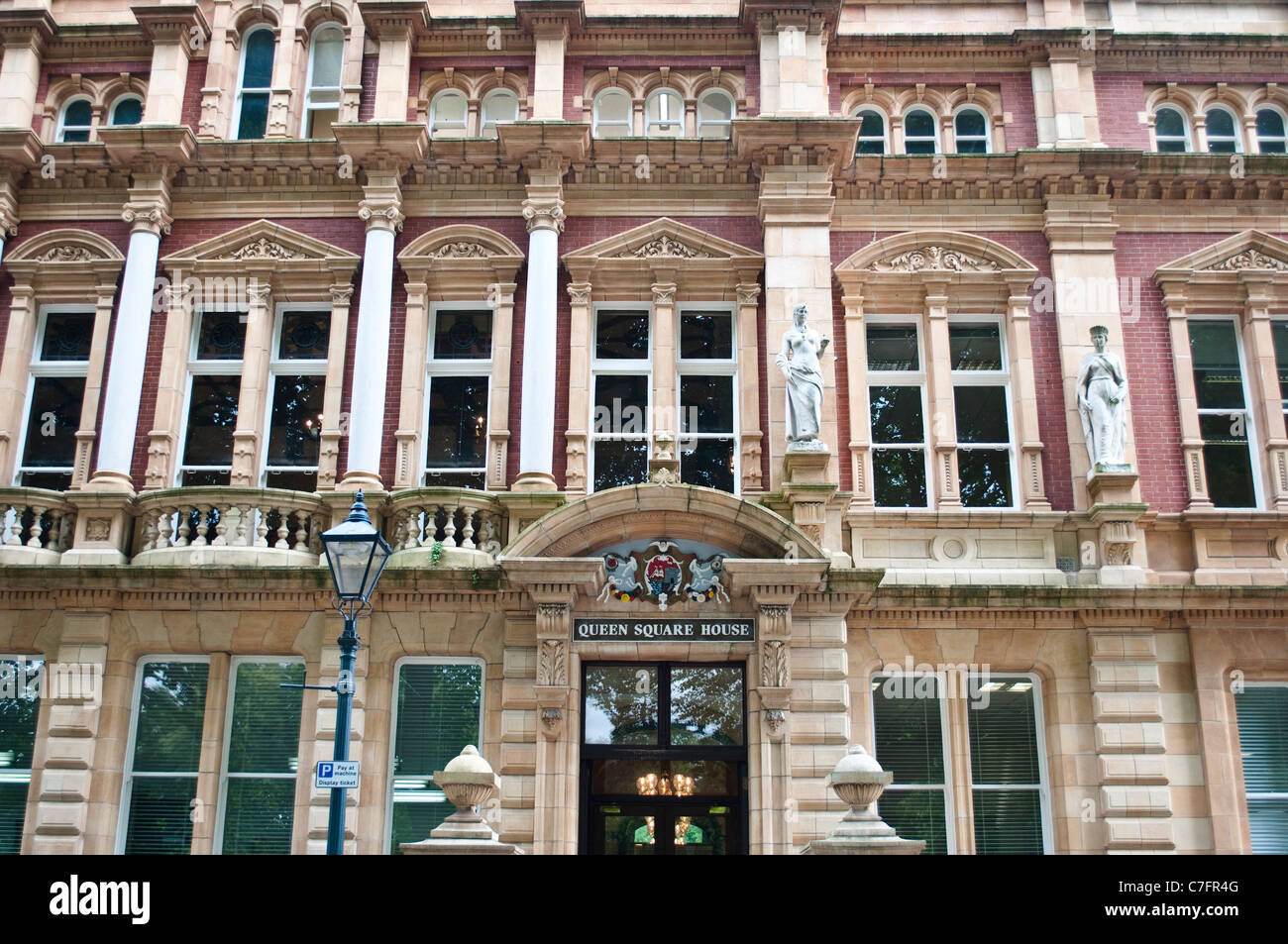 Chambre Queen Square, Bristol, Royaume-Uni Banque D'Images