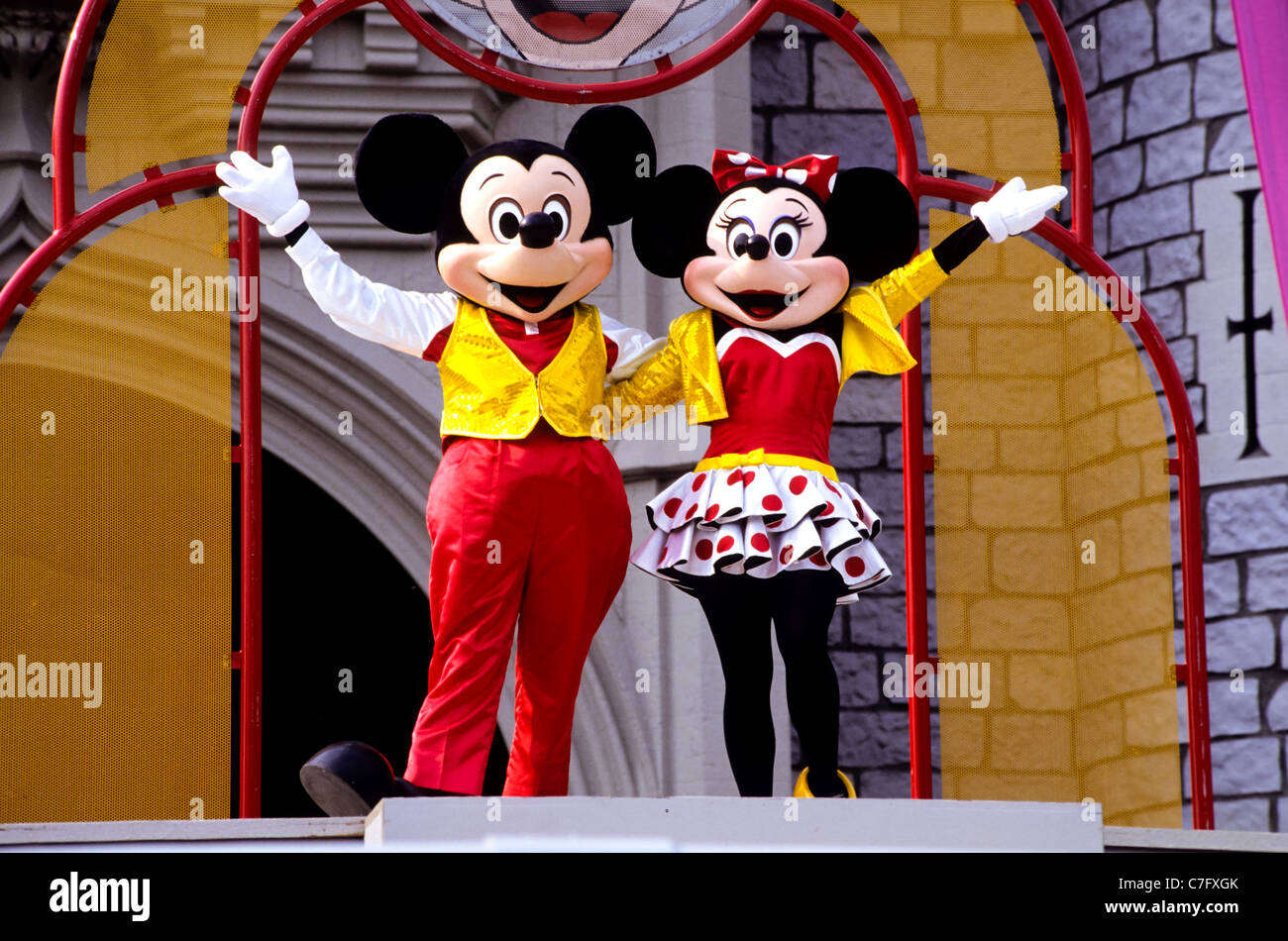 Micky Mouse à Disney World, en Floride, USA Banque D'Images