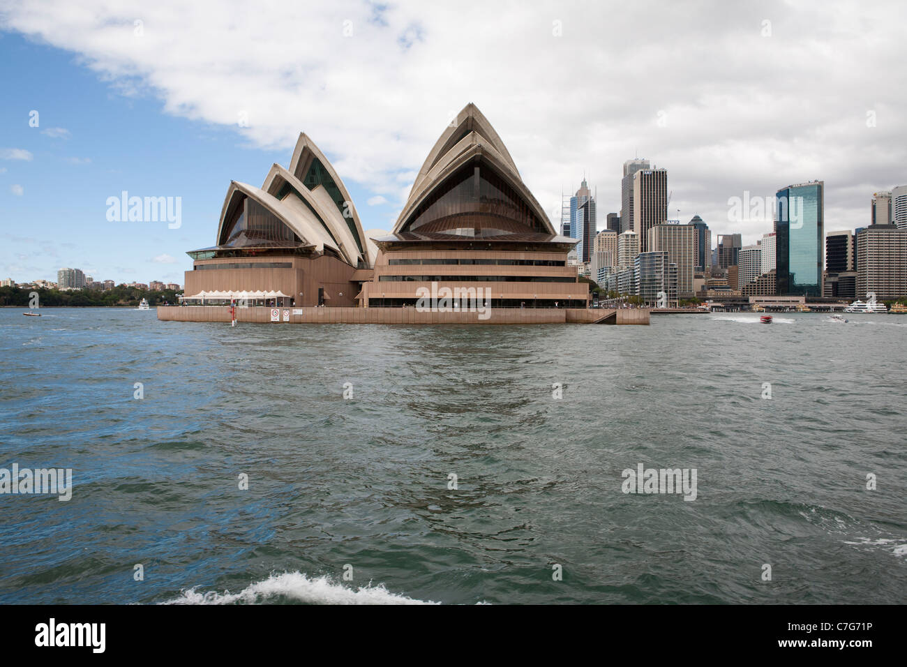 Le Nord de l'opéra de Sydney CBD, élévation, de l'Australie Banque D'Images
