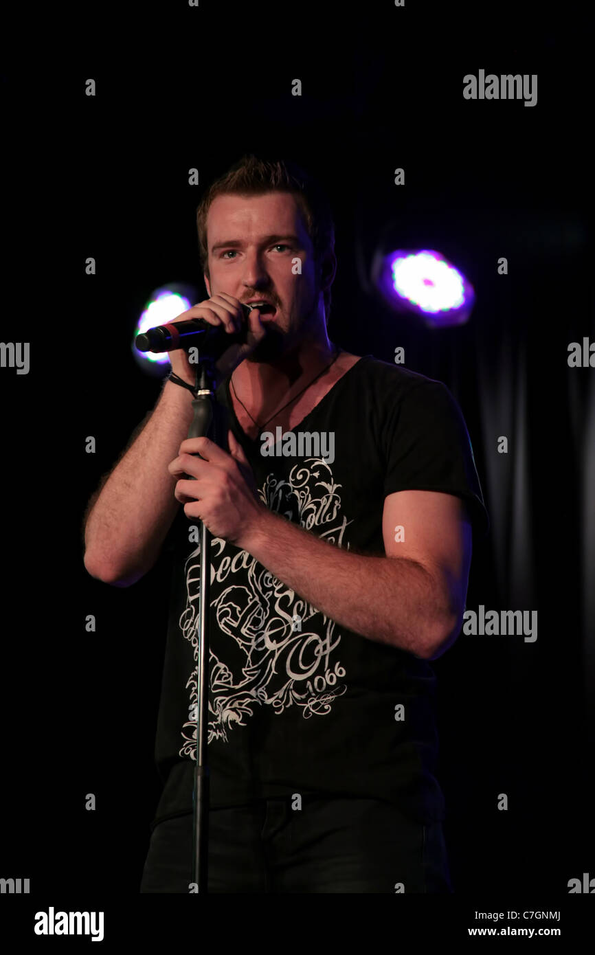 Jai McDowall, Britain's Got Talent Winner 2011 Live on Stage Banque D'Images