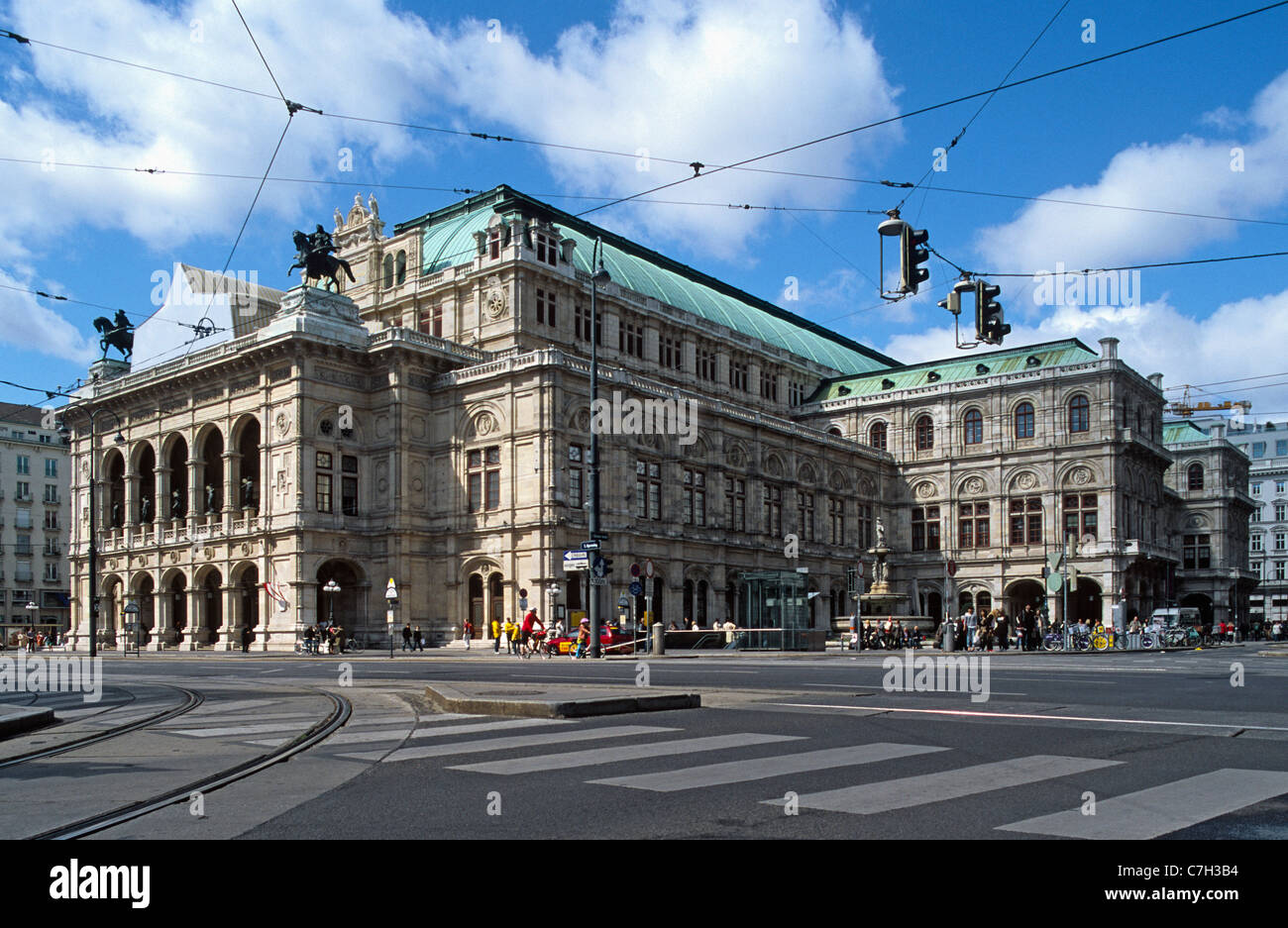 L'Autriche, Vienne, Vienna State Opera House Banque D'Images