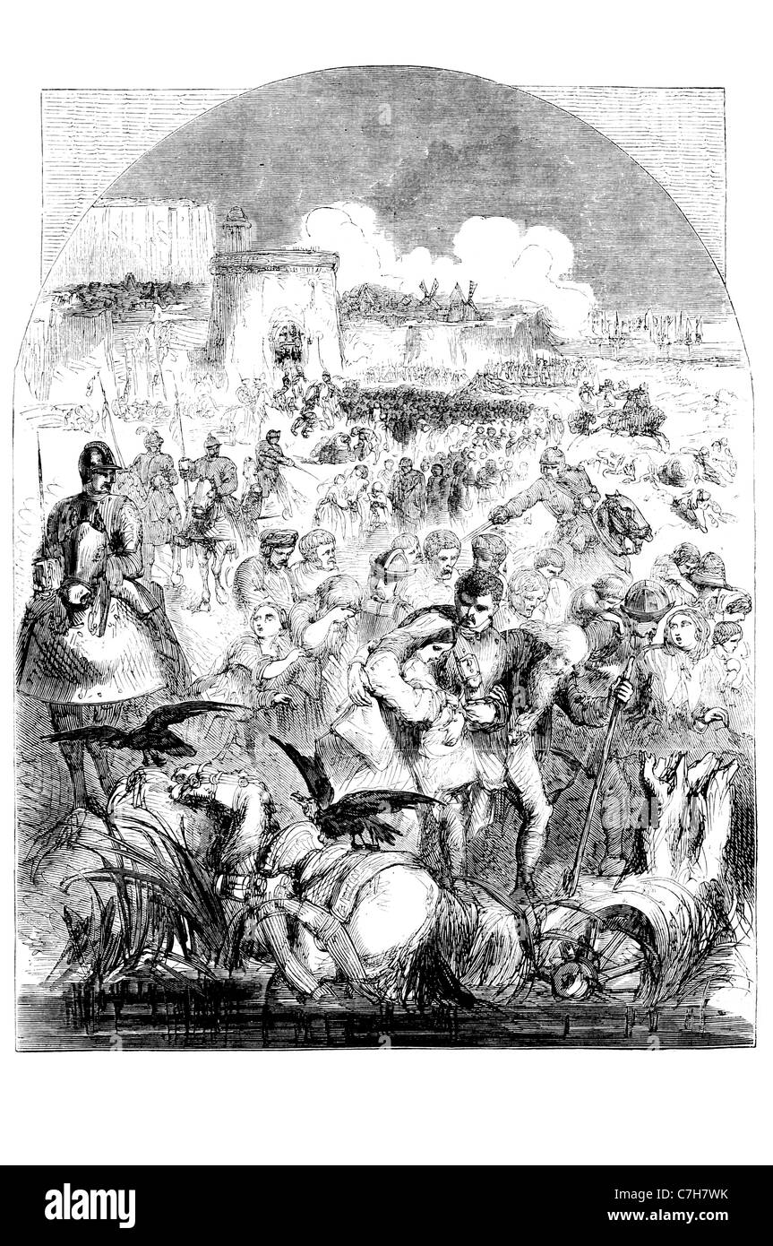 Siège de Calais 1558 HabsburgValois Wars force française commandé Duc