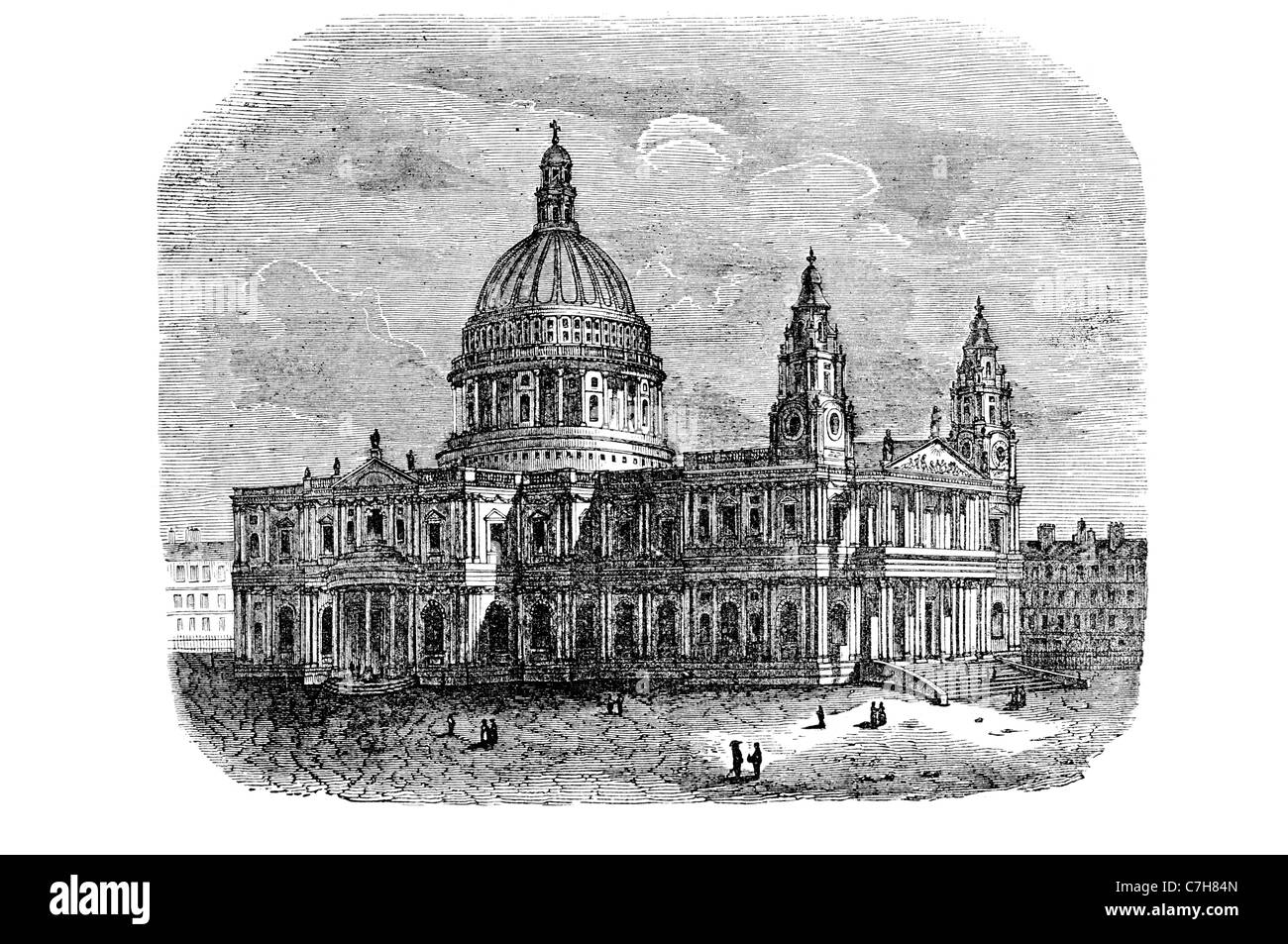 La Cathédrale de St Paul, Église d'Angleterre architecture religion Paul Apôtre Ludgate Hill City Londres évêque du diocèse de London Banque D'Images