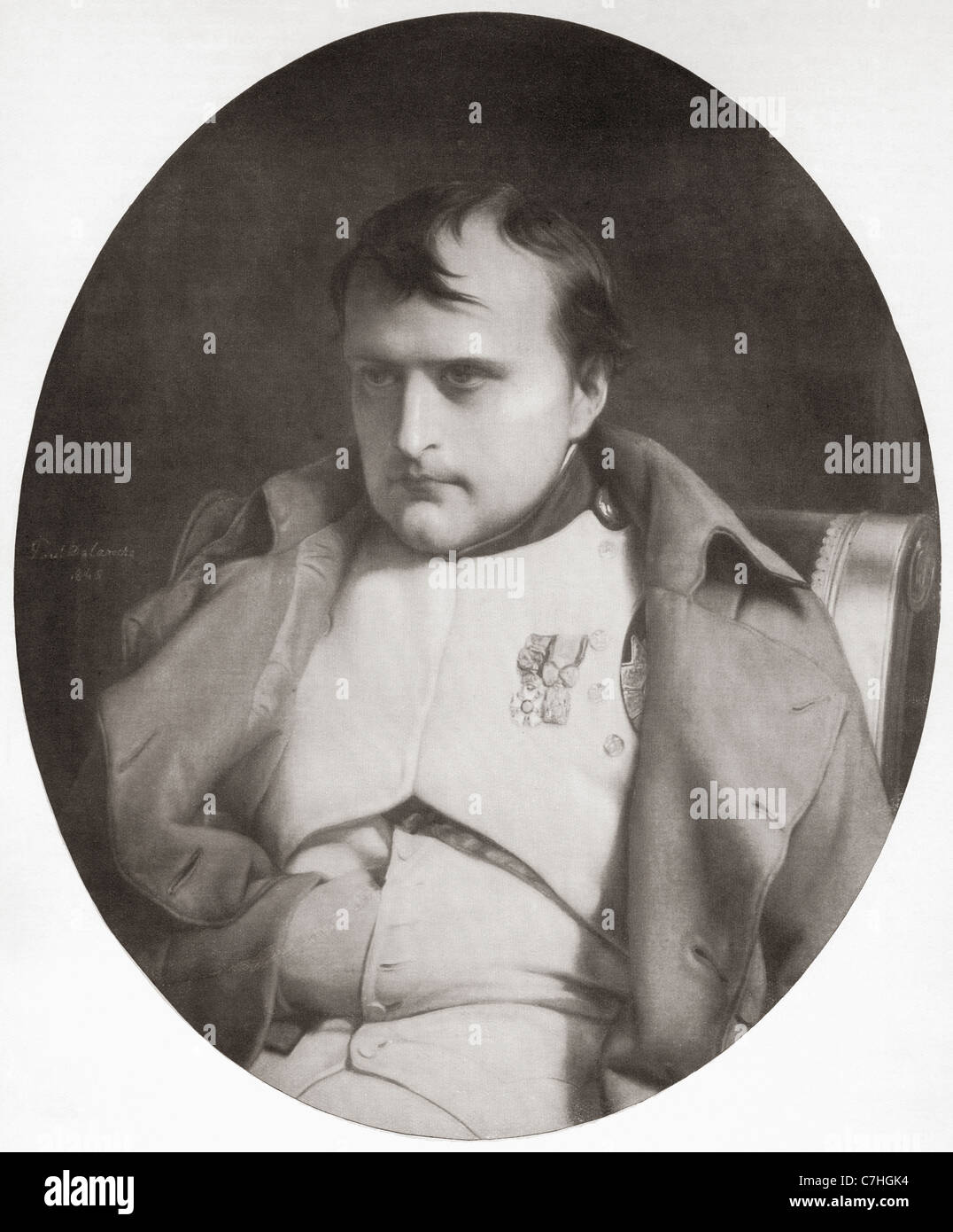 Napoléon Bonaparte, 1769 - 1821. Militaire français et leader politique et empereur des Français de 1804 à 1815 comme Napoléon I. Banque D'Images