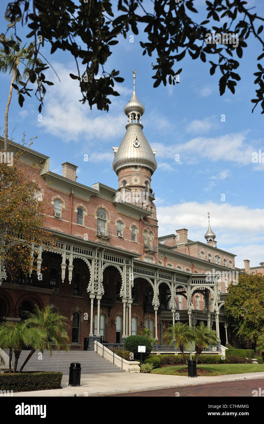 Hall de l'usine à l'Université de Tampa, Tampa Florida USA campus. Banque D'Images