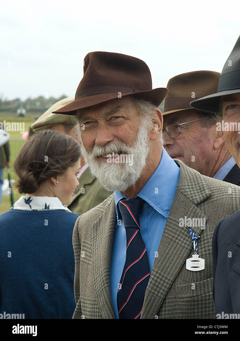 Le Prince Michael de Kent bénéficiant 2011 Goodwood Revival Meeting Banque D'Images