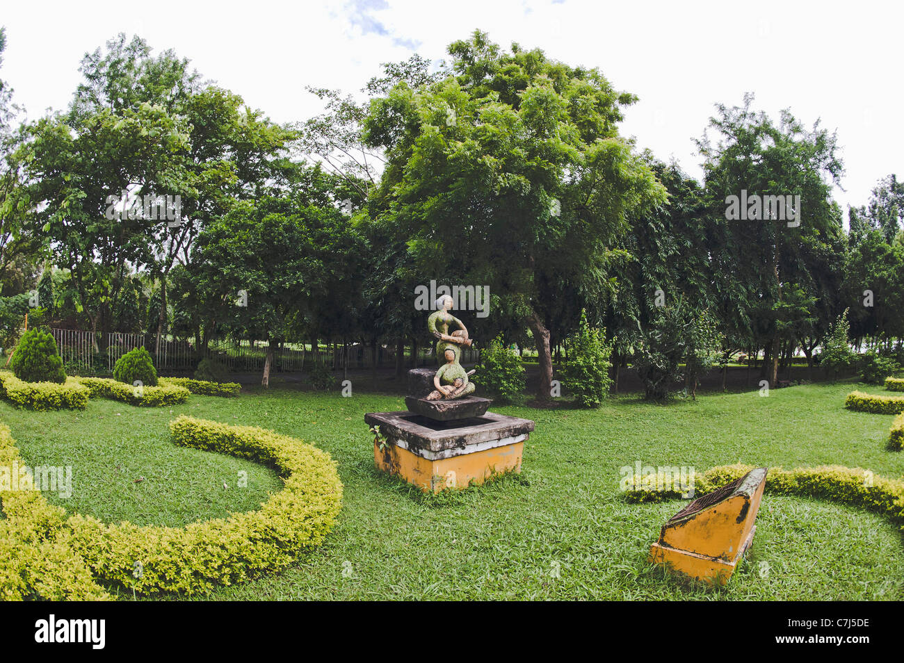 Planification de jardin. Banque D'Images