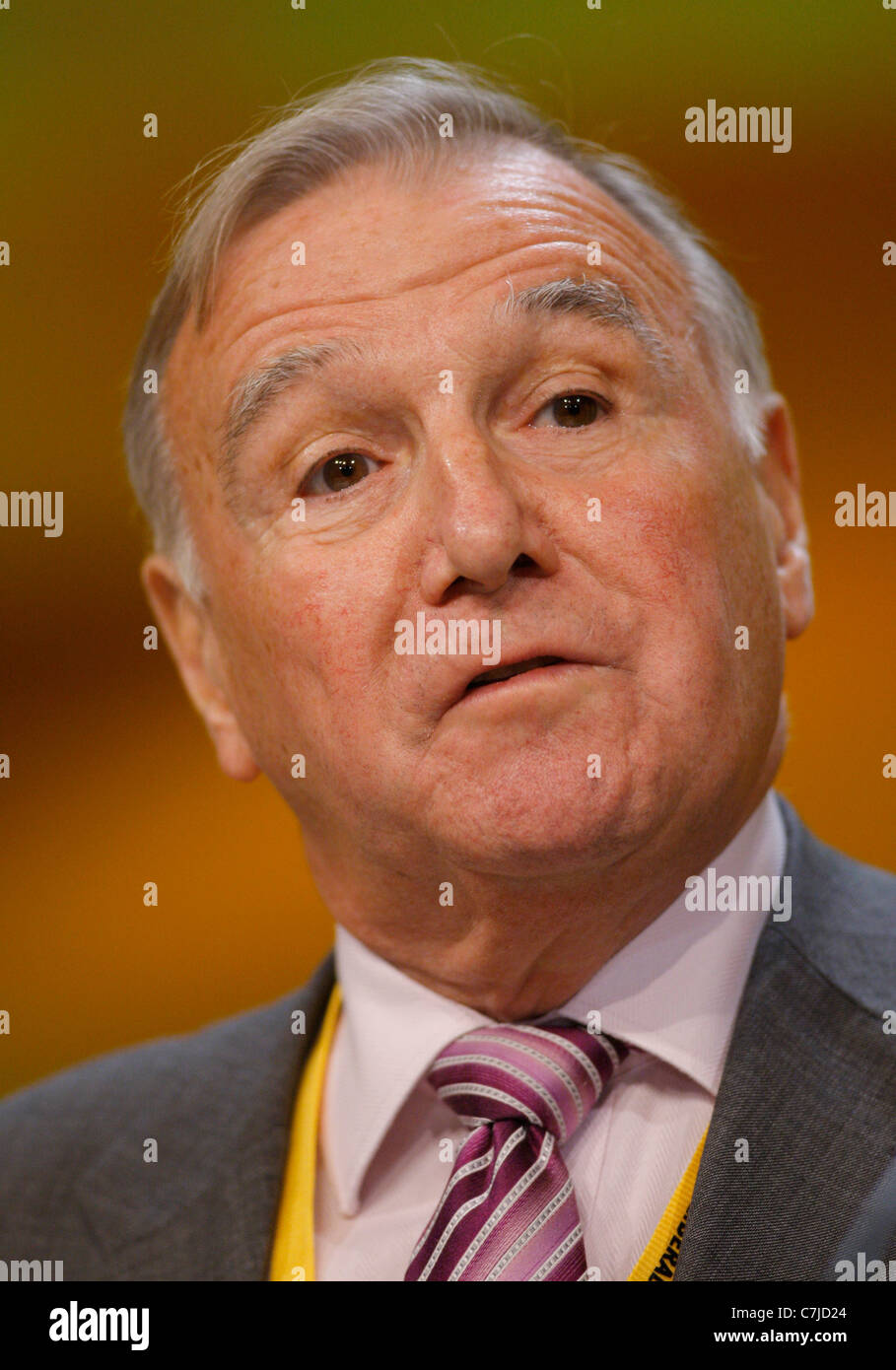 MALCOLM BRUCE MP libéral démocrate ÉCOSSAIS PARTIE 19 Septembre 2011 L'ICC BIRMINGHAM ENGLAND Banque D'Images