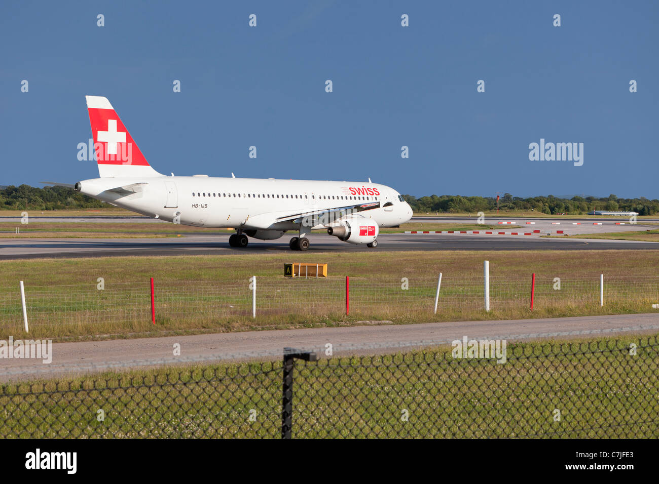 Swiss Air, Angleterre Banque D'Images