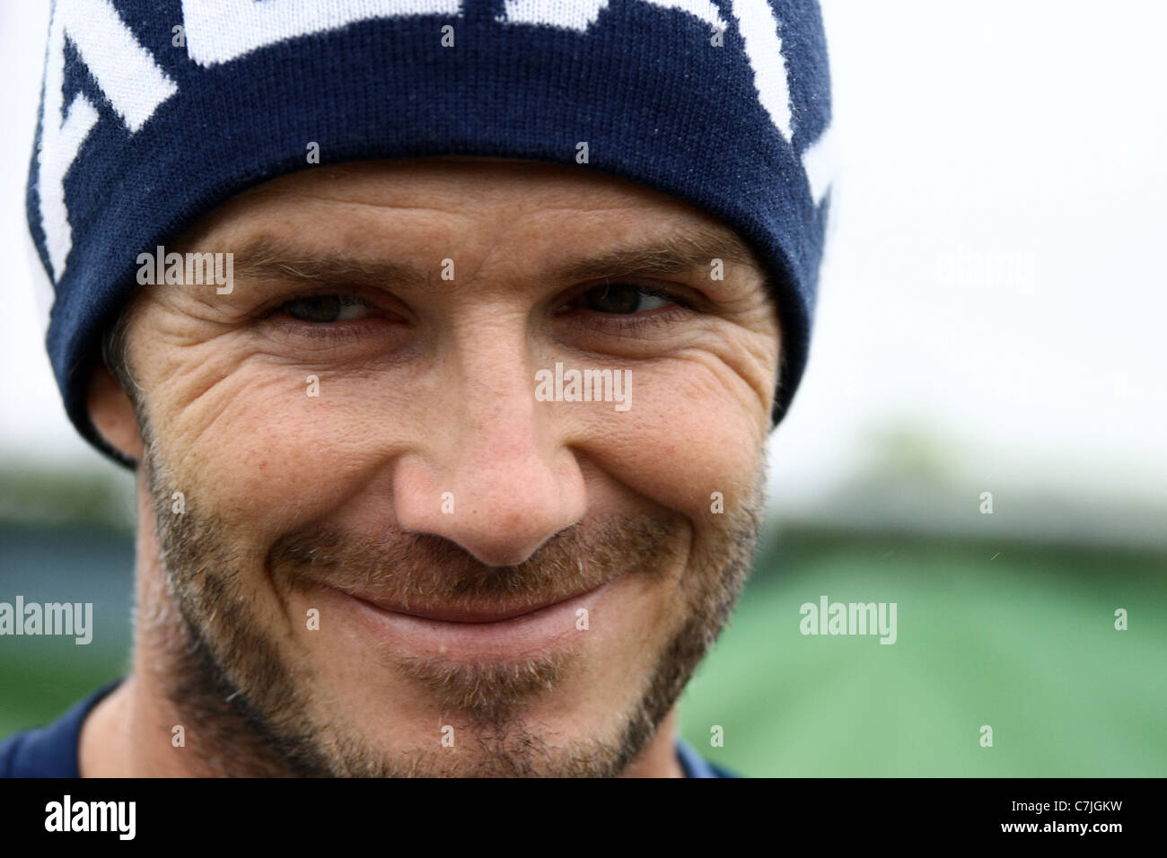 DAVID BECKHAM, LOS ANGELES GALAXY CARSON FORMATION LOS ANGELES CALIFORNIA USA 16 Septembre 2011 Banque D'Images