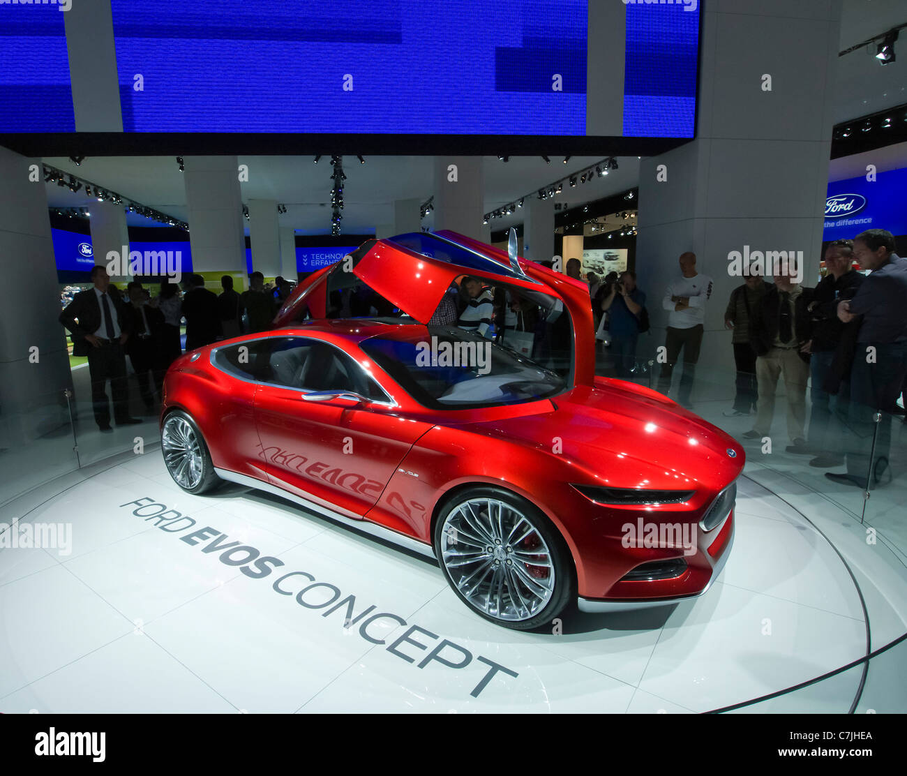 Ford Evo Concept au salon de Francfort IAA 2011 ou l'Allemagne Banque D'Images