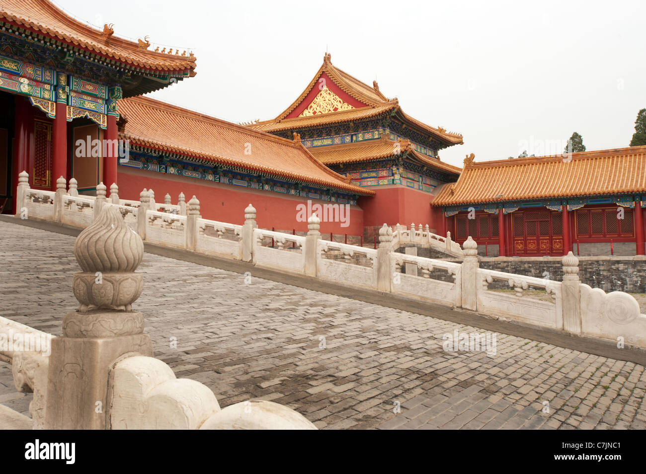 Palais impérial de la Cité Interdite de Pékin Pékin retraite paisible Jardins du Palais de Chine Beijing's Summer Palace Museum center Banque D'Images