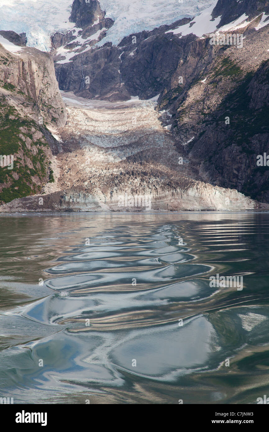 Le nord-ouest de Fjord, Kenai Fjords National Park, près de Seward, en Alaska. Banque D'Images