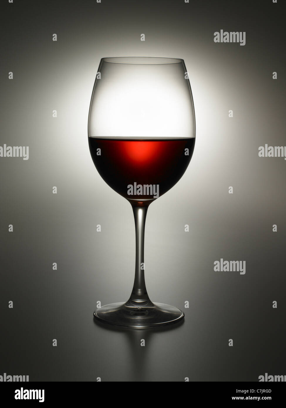 Close up de verre de vin Banque D'Images
