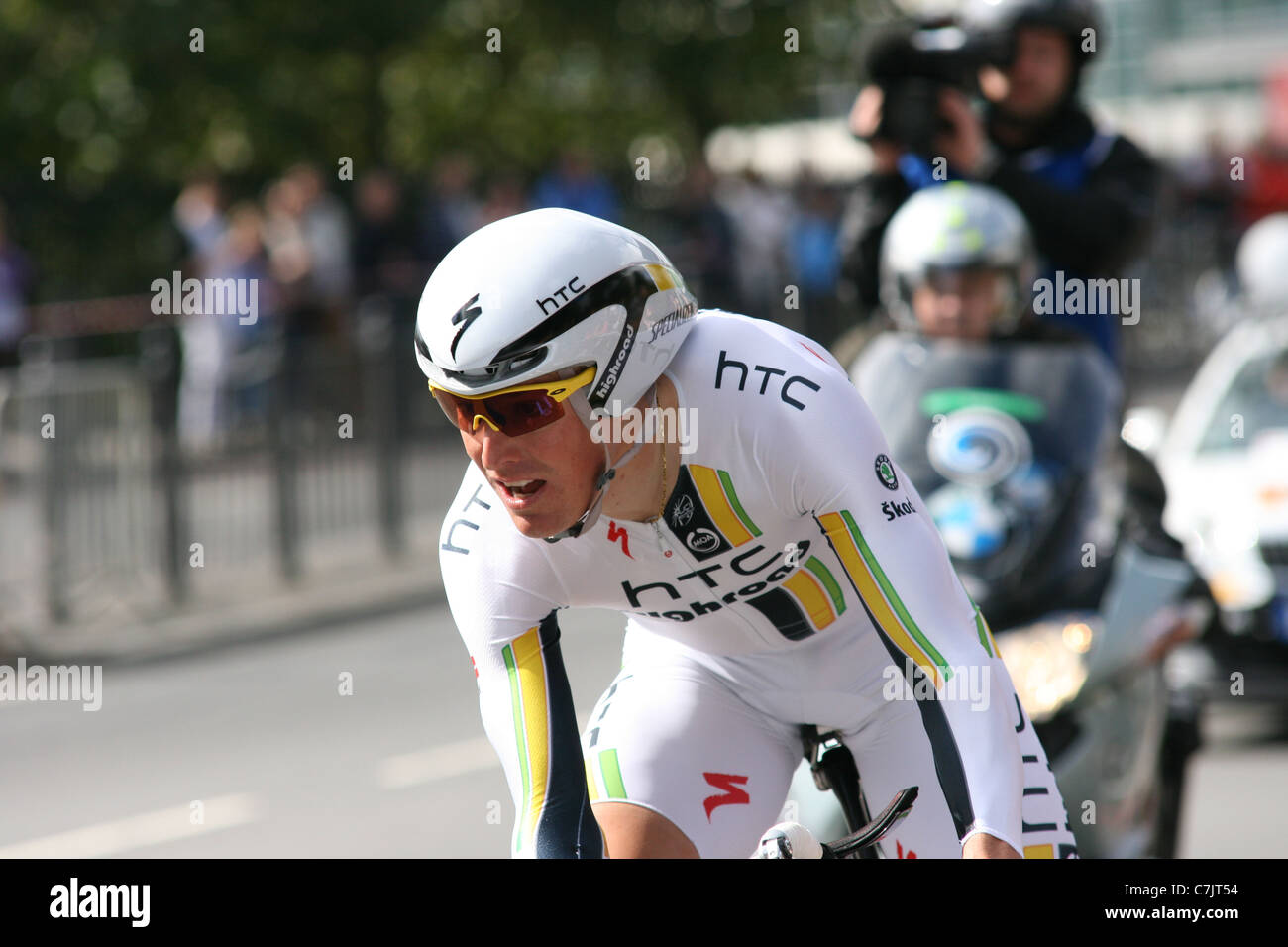 Lars Bak sur le Tour de Grande-Bretagne 2011 Banque D'Images