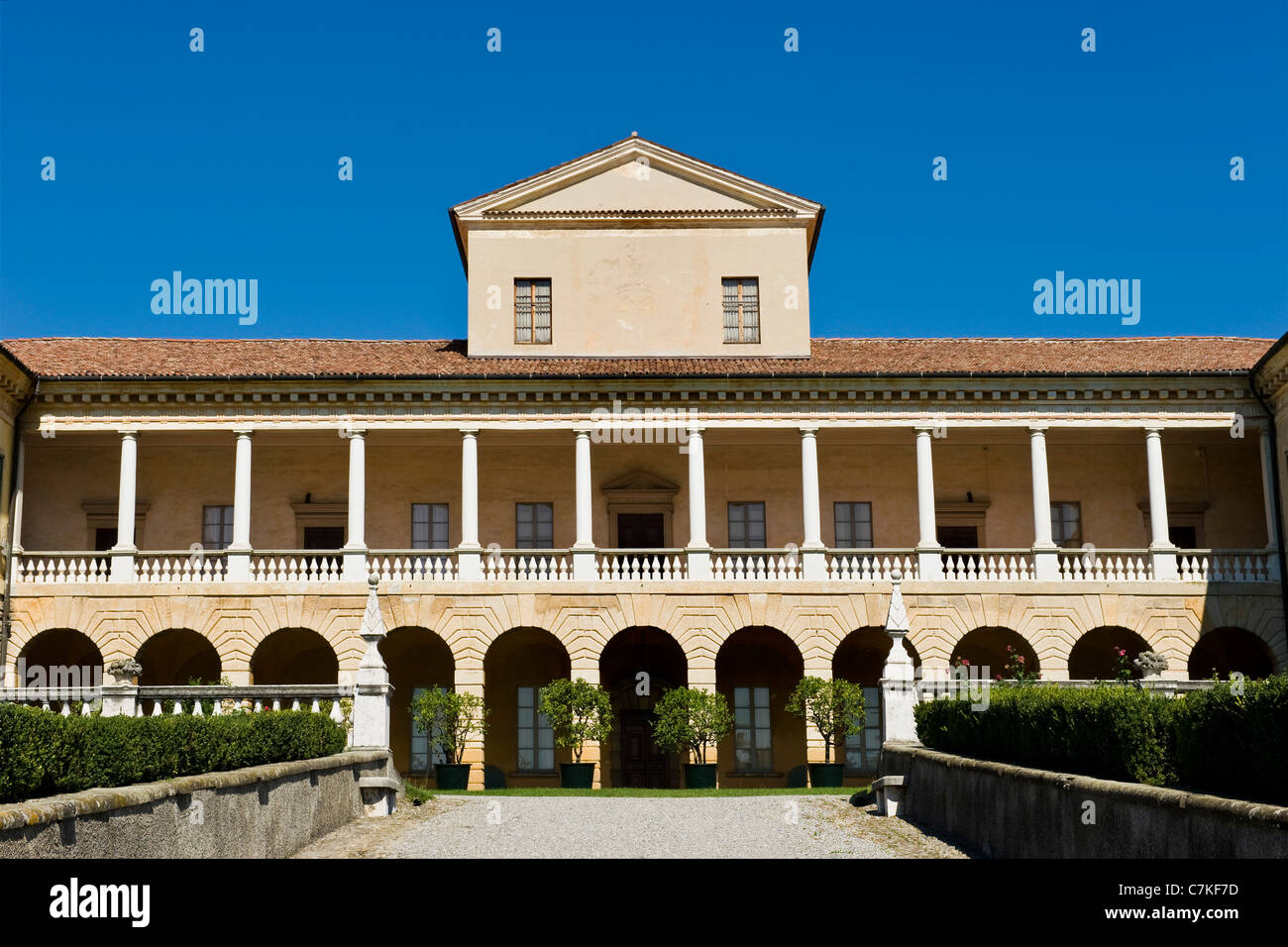 Lechi palace, Erbusco, Franciacorta, Lombardie, Italie Banque D'Images