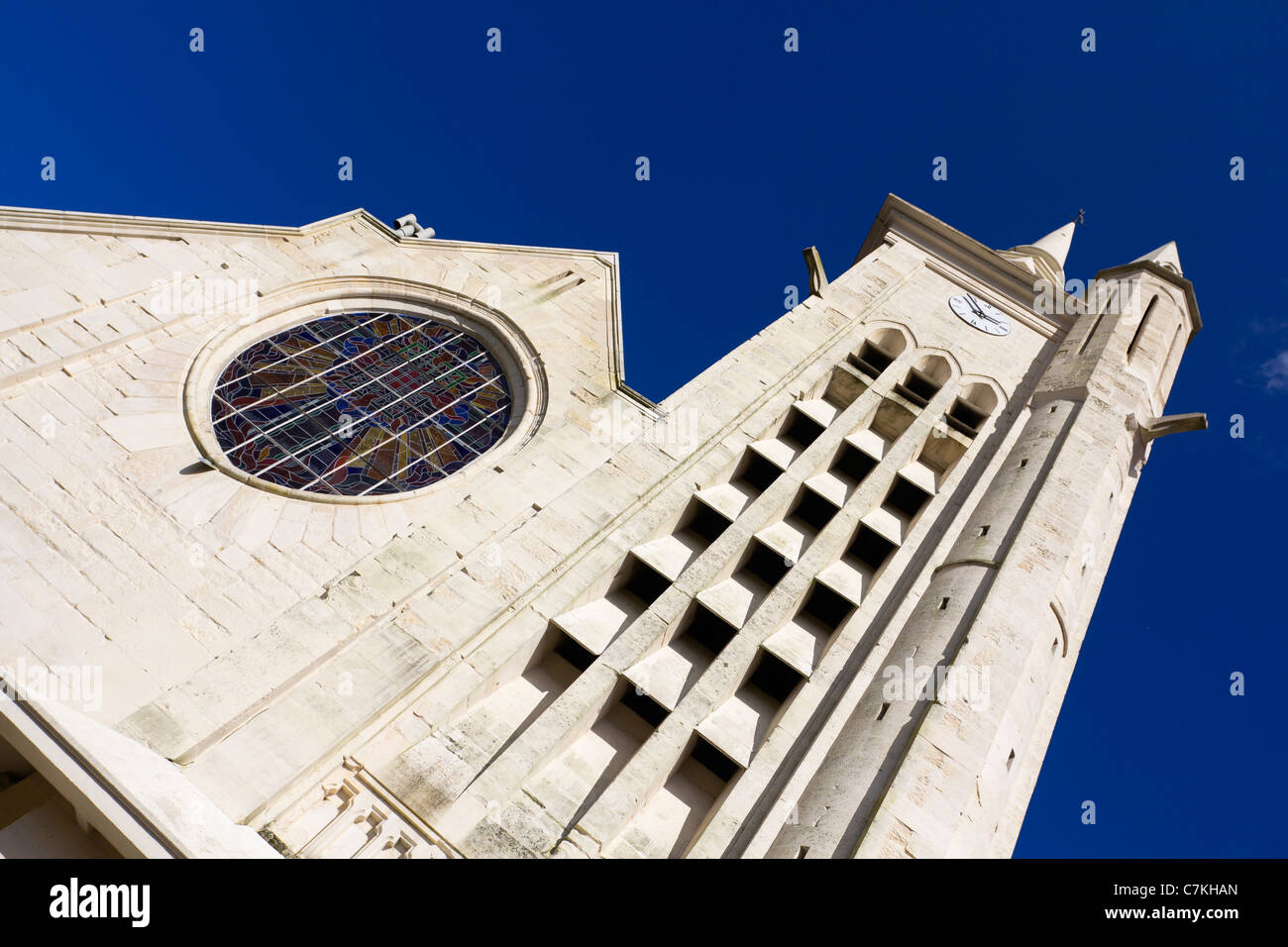 Eglise de St.Laurent Neuville-Saint-Vaast, Pas-de-Calais, France Banque D'Images