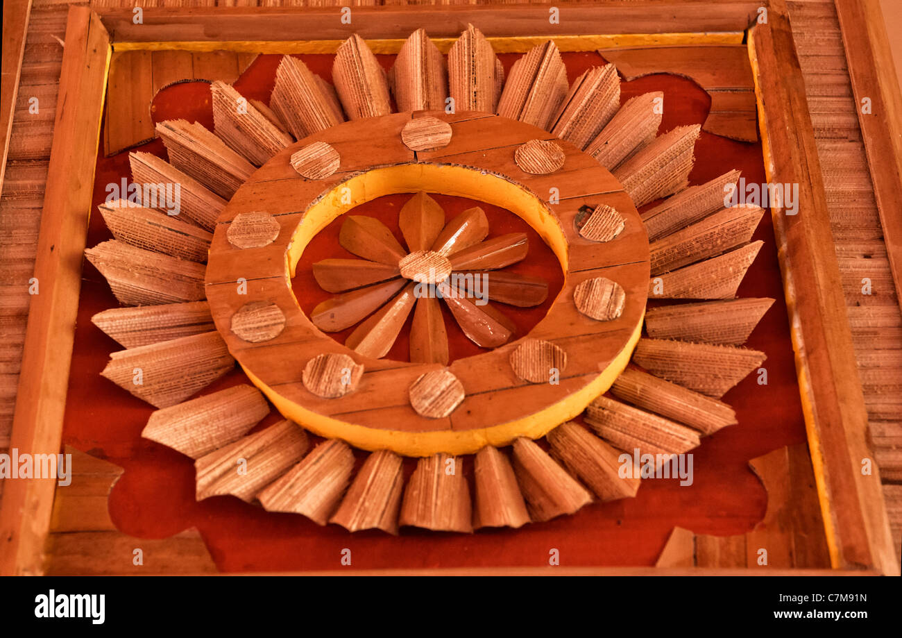 Durga puja, pavillon ,,artefact. Banque D'Images