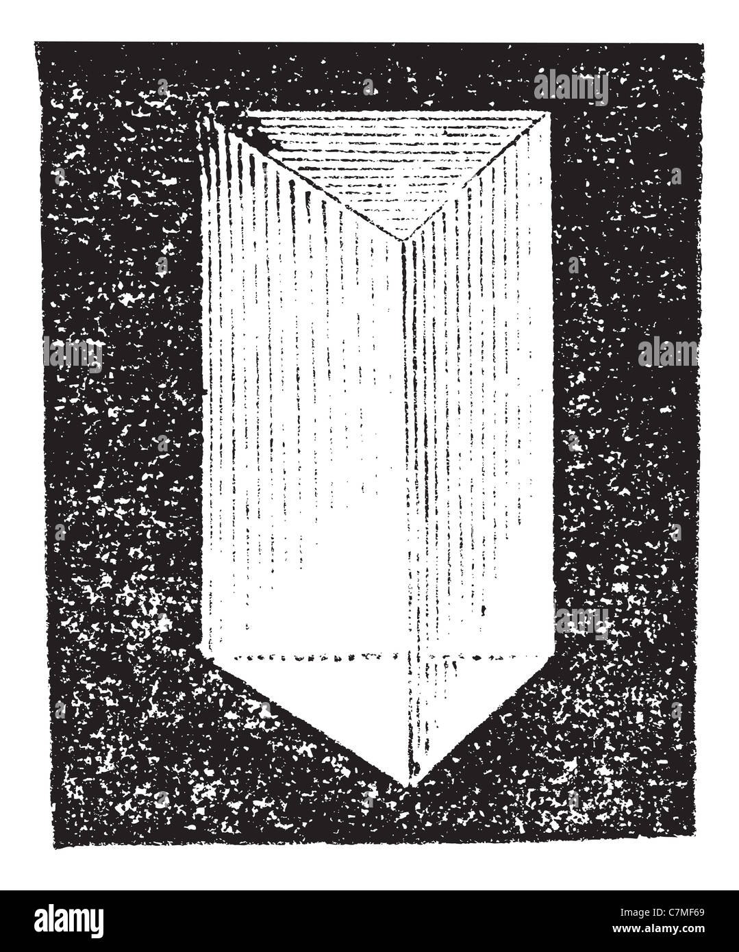 Outil expérimental optique à triple prisme convexe à miroir