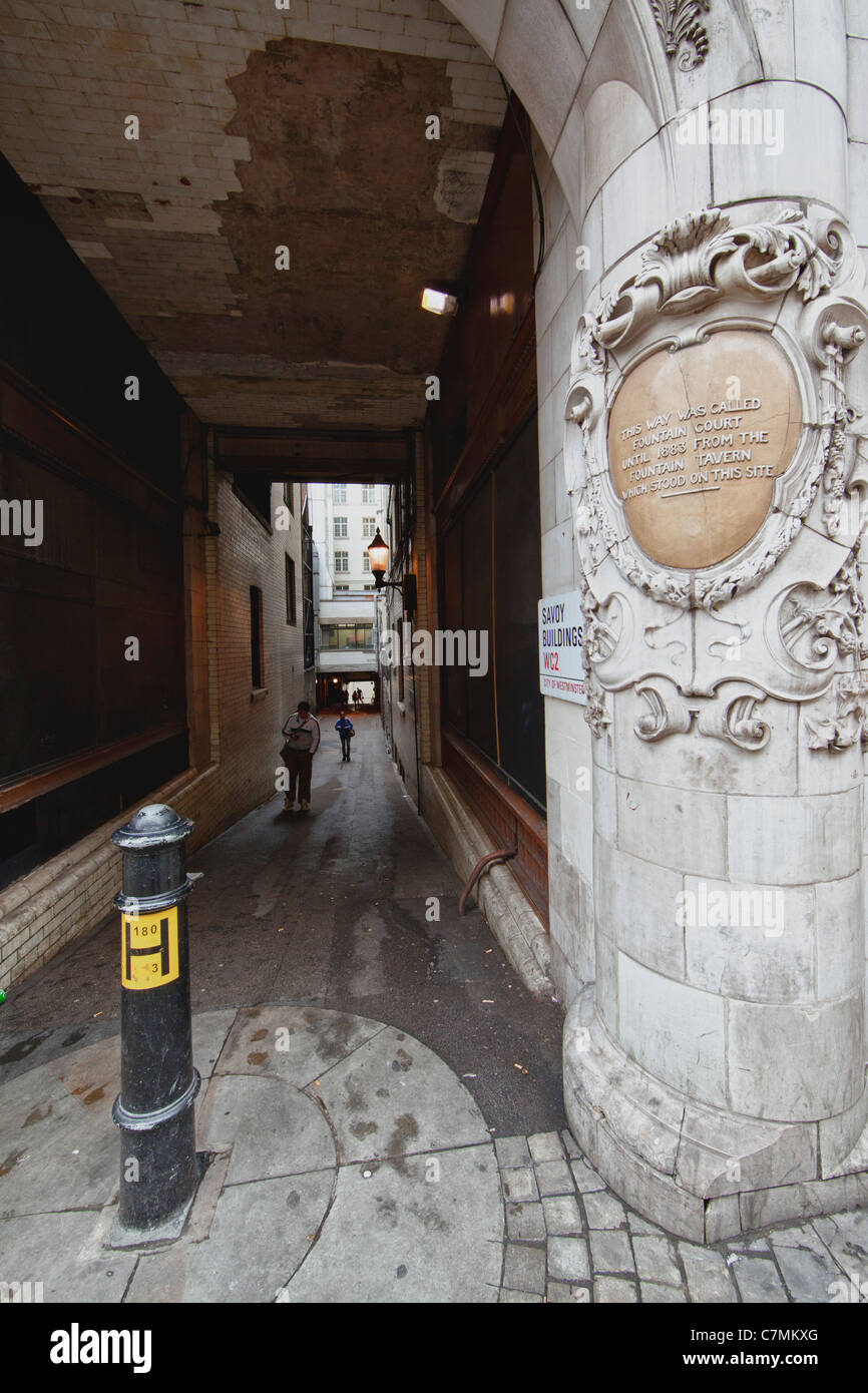 Le Fountain Court, London, England Banque D'Images