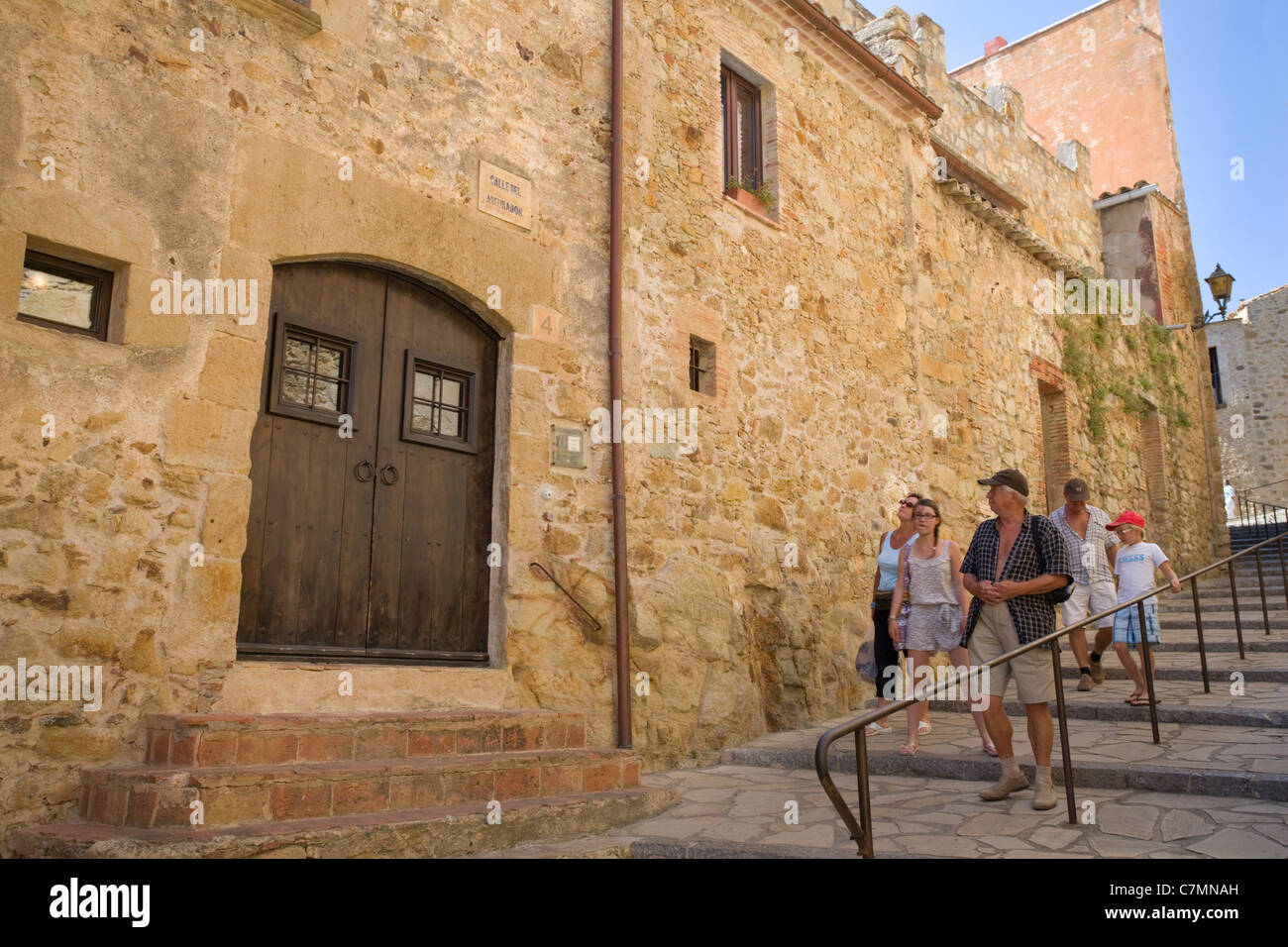 Village médiéval de Pals, Catalogne, Espagne Banque D'Images