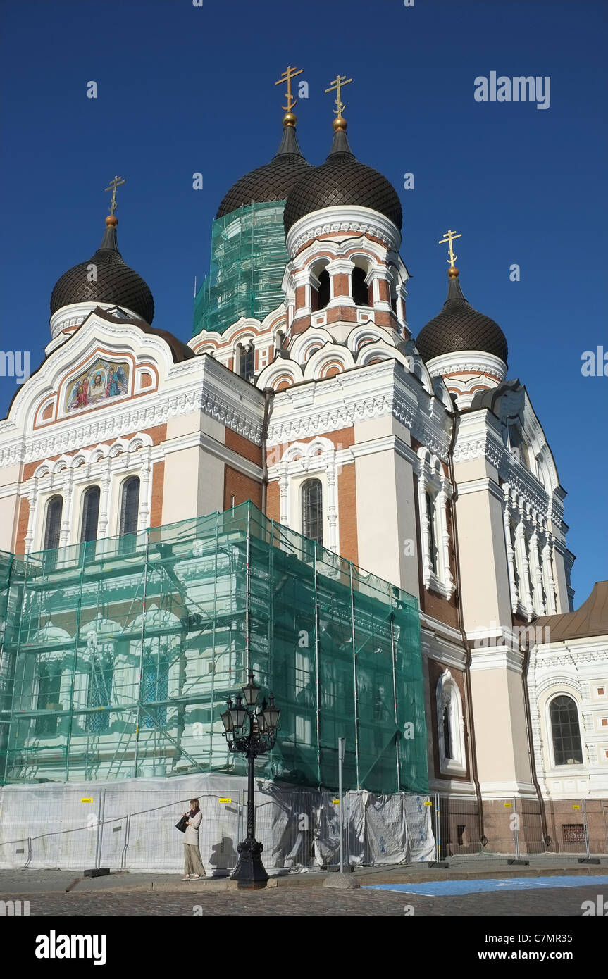 L'Église d'Alexandre Nevsky, Tallinn, Estonie Banque D'Images