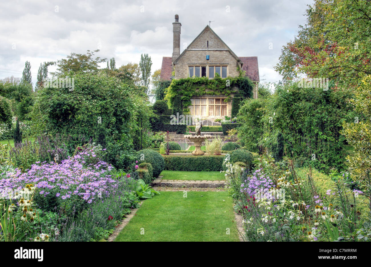 Kathy Brown's Garden au Manoir, Stevington : une collection de jardins thématiques ouverts au public Banque D'Images